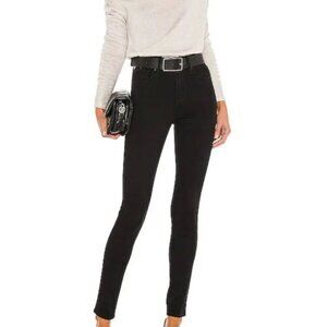 Levi's 721 High Rise Skinny Jeans Size XS 25 x 30 Soft Black $95